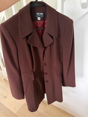 ICE CUBE by Michael Women's Brown Blazer Jacket
